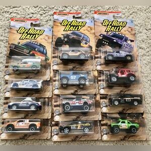 Matchbox HTF Off Road Rally Complete Set of 12 vehicles included